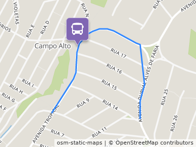 Mapa da parada
