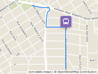 Mapa da parada