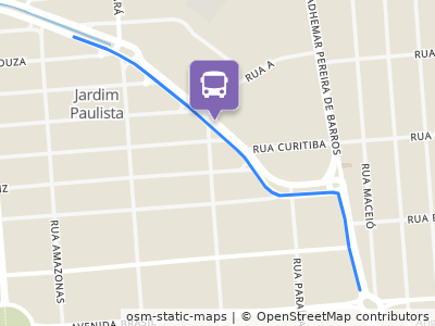 Mapa da parada