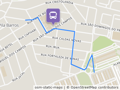 Mapa da parada