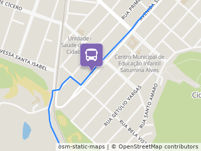 Mapa da parada