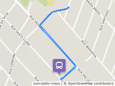 Mapa da parada