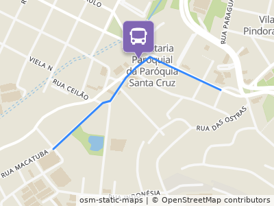 Mapa da parada