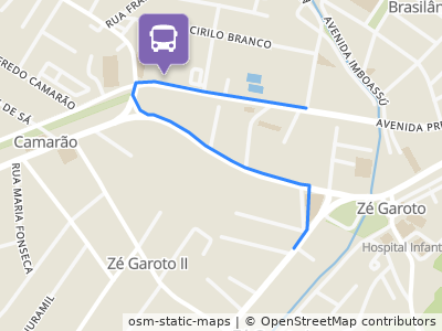 Mapa da parada