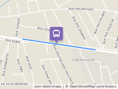 Mapa da parada