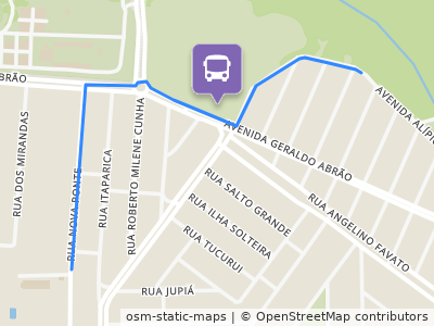 Mapa da parada