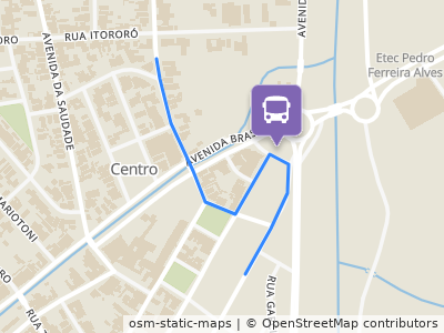 Mapa da parada
