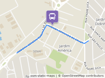 Mapa da parada