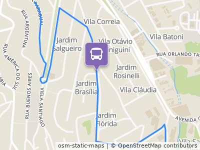 Mapa da parada