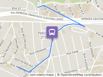Mapa da parada