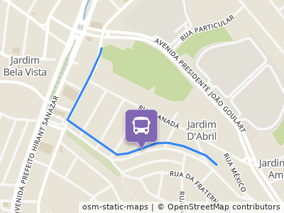 Mapa da parada