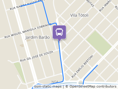 Mapa da parada