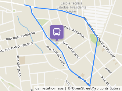 Mapa da parada