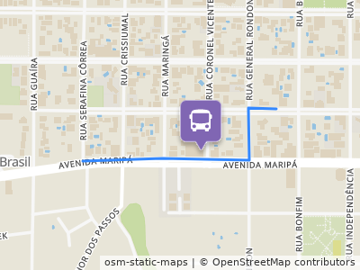 Mapa da parada