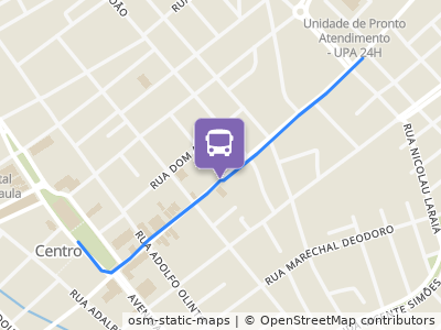 Mapa da parada