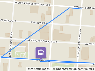 Mapa da parada