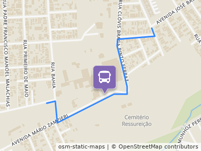 Mapa da parada