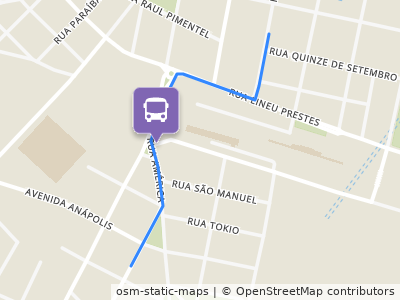 Mapa da parada