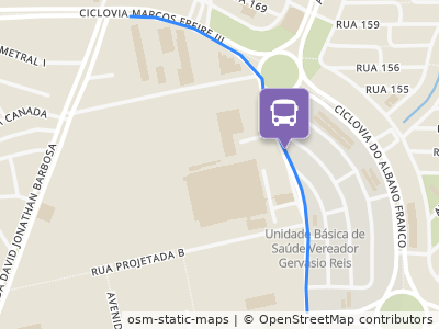 Mapa da parada