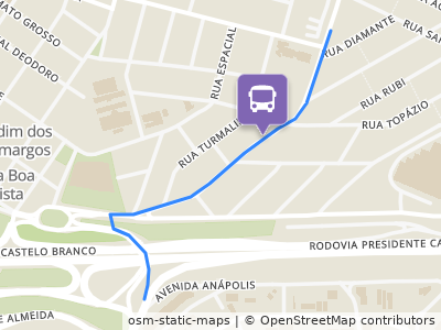 Mapa da parada