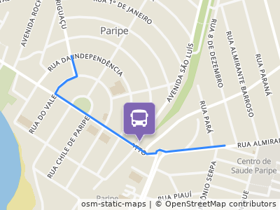 Mapa da parada