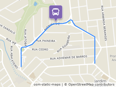 Mapa da parada