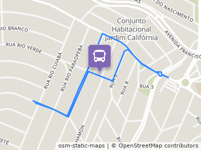 Mapa da parada