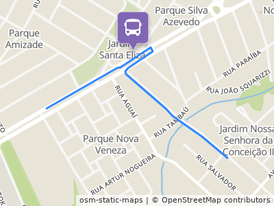 Mapa da parada