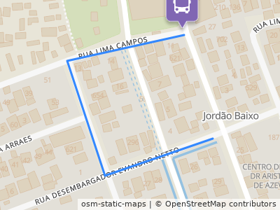 Mapa da parada