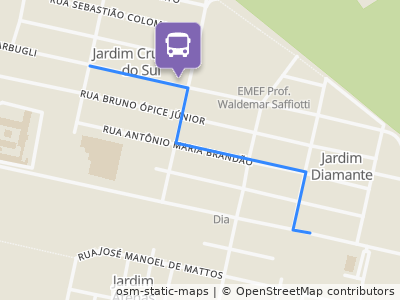 Mapa da parada