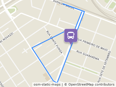 Mapa da parada