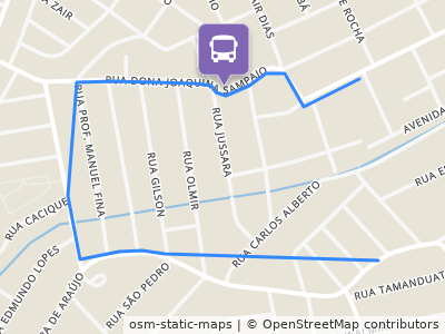 Mapa da parada