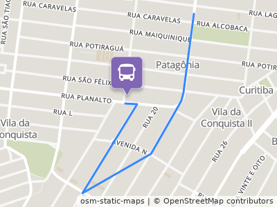 Mapa da parada