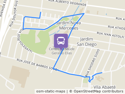 Mapa da parada
