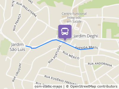 Mapa da parada