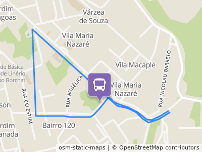 Mapa da parada