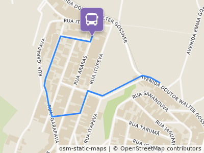Mapa da parada