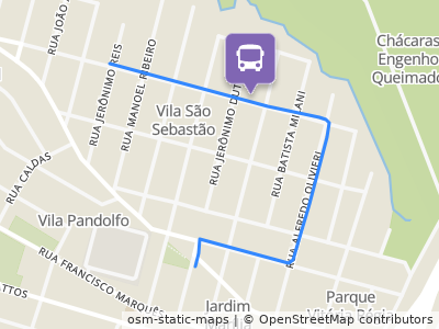 Mapa da parada