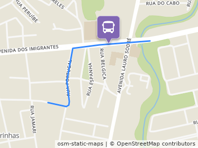 Mapa da parada