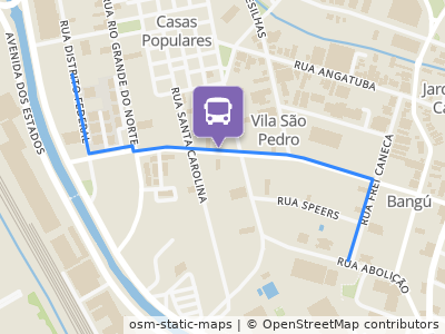 Mapa da parada