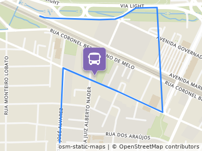 Mapa da parada