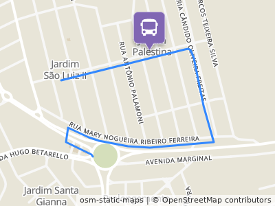 Mapa da parada