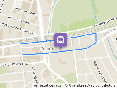 Mapa da parada