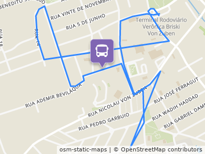 Mapa da parada