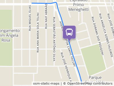 Mapa da parada