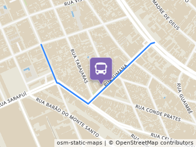 Mapa da parada