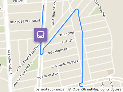 Mapa da parada