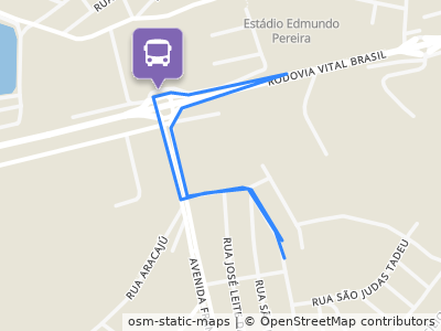 Mapa da parada