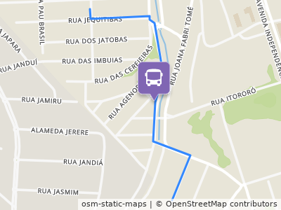 Mapa da parada