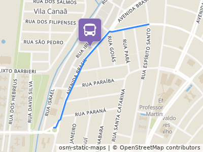 Mapa da parada